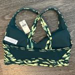 Aerie NWT OFFLINE Bye Cheetah Print Sports Bra Size XS Green Photo 1