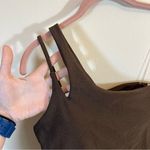 Old Navy ✨  Active Brown One Shoulder Tank Top Small NWT Photo 1