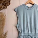 Free People  Sky Blue Sleeveless Romper Photo 3