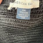 American Eagle Cropped Mesh Corset Top 2X Black Gothic Fairygoth Photo 1