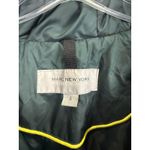 Marc New York Andrew Marc Puffer Coat Womens Small Green Chevron Quilted Down Photo 1