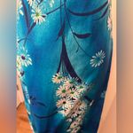Vintage Maier Specialty Shope Honolulu Hawaiian Halter Maxi Dress Blue Size 8 Photo 2