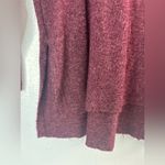 American Eagle Outfitters L Pullover Knit Long Sleeved Tunic Top in Berry Photo 4