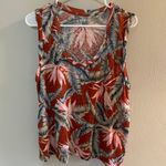 Loft 100% Linen Tropical Tank Top Photo 0