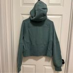 Lululemon  Scuba Oversized 1/2 Zip Hoodie Tidewater Teal Size M/L Photo 3