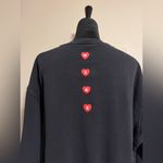 Nike EUC Black and Red Kiss Crewneck Sweater size 1X Photo 5