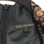 Kobi Halperin Tara Jumpsuit Size 2 Paisley Boho Silk Crisscross Halter Cropped Photo 6