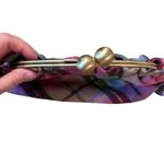 Ness Tartan Wool Clutch Bag Kiss Lock Plaid Purse 12.5x6 Women’s Vintage Style‎ Pink Photo 4