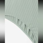 SheIn NWT Mint Green Plain One Piece Swimsuit Photo 3