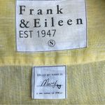 Frank & Eileen Linen Mary Shirt dress Bright Yellow Size Small Casual Resortwear Photo 6