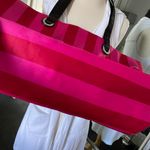 Victoria's Secret Victoria’s Secret LIMITED EDITION Bling Red Striped Tote Bag Photo 5