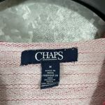 CHAPS Red Striped Poncho Style Hoodie Pullover - Size Medium - Kangaroo Pocket Photo 3