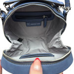 INC International Concepts Blue Studded Round Crossbody Handbag Retro 90s Girly Photo 5