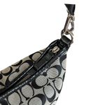 Coach Signature Monogram Handbag Grey Black Canvas Purse F29941 Photo 1