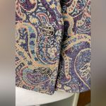Silverado Women's Vintage Tapestry Boho Southwestern Paisley Jacket Size Medium Tan Photo 5