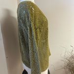 Forenza Vintage whimsical crochet knit green fairy top size M Photo 1