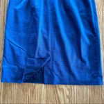 Hugo Boss Boss by Blue Wool Blend Sheath Midi Dress Womens 8 Photo 8