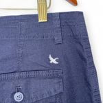 Eddie Bauer  NWT Soft Cotton Rip-Stop Cargo Ankle Pants in Navy size 16 Photo 6