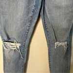 Favorite Daughter The Valentina Super High Rise Cigarette Ankle Jeans Malibu 27 Blue Photo 5