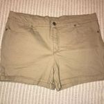 Faded Glory Khaki Stretch Shorts Photo 0