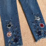 Frank Lyman Floral Printed Jeans Size Large Photo 2