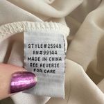 Lapis Boho Crochet Lace Maxi Skirt Size Medium Retro Chevron Black Cream Photo 5