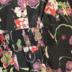 Ann Taylor LOFT Black Floral V Photo 6