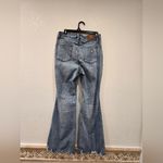 Judy Blue  Mid Rise Tummy Control Destroy Flare Denim Jean Size 14W Photo 3