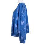 Disney Mickey Mouse & Stars Blue Pullover Crewneck Sweatshirt Size XL Photo 7