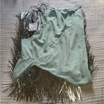 ARRANGE embellished shard panel halterneck maxi dress in light blue Size 8 Photo 4