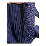 Patra one piece chiffon navy dress with attached jacket size 12 Blue Photo 9