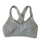 Lululemon Women Size 4 Sports Bra Grayish White Activewear 10-301P Photo 2
