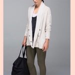 Lululemon cardigan oversized small post practice heathered oatmeal Photo 1