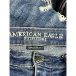 American Eagle  Super Stretch Womens Navy Blue Jeggings Size 8 Regular E0119 Photo 2