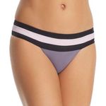 PilyQ  Amethyst Color Block Banded Full Swim Bottom Photo 0
