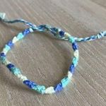 Handmade Lorelai Bracelet, anklet, trendy, comfortable, tie, embroidery thread, woven, gi Photo 0