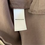 Valette Blouse Small Brown Zip Up Long Sleeve Workwear Office Casual Photo 5