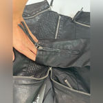 Lulus  Up on a Tuesday Black Vegan Leather Jacket NEW size small Photo 8