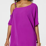 Nina Leonard Nina Leonard Off-Shoulder Wave Textured Tunic Photo 0
