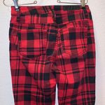 Blackheart Hot Topic Red & Black Plaid Super Skinny Pants Photo 10