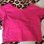 Pink goat cropped t shirt cute Y2K Photo 4