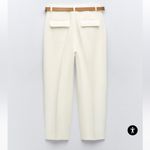 ZARA NWT Cream Trousers Photo 2