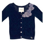 Abercrombie & Fitch Navy Blue Long Sleeve Sweater Size Small Photo 0