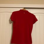 Utah Utes Red Polo Shirt Womens Small Antigua Short Sleeve Textured Polyester Photo 2
