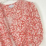 Lost + Wander  Pick Me At Hello Surplus Top Floral Tie Waist Size Medium M EUC Photo 3