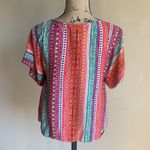 Maeve Anthropologie  Milla Multicolored Blouse Photo 9