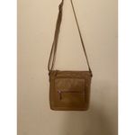 Giani Bernini Nappa Venice leather crossbody organizer Purse- Brown 10x10". Photo 1
