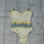 ZARA  satin the dye nwt yellow bodysuit Photo 3