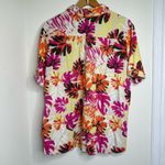 White Stag  Linen Blend Button Down Top Casual Tropical Women’s Size XXL Photo 4