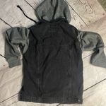 Forever 21 EUC denim and cotton jacket removable hood Photo 8